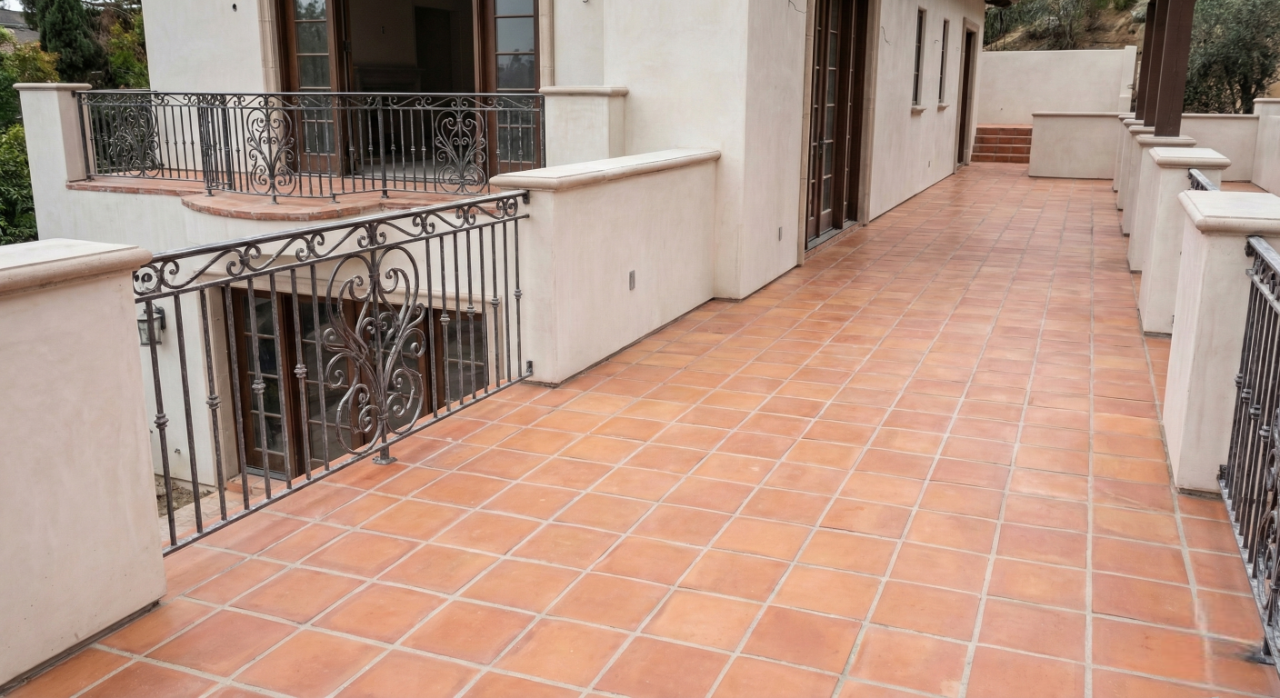 Beverly Hills estate post-construction exterior cleaning