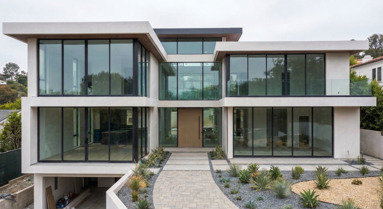 Fine dust removal from high-end estate interior